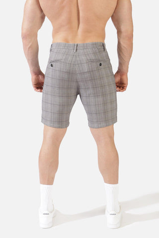 Fitted Stretchy Chino Shorts - Gray - Jed North Canada