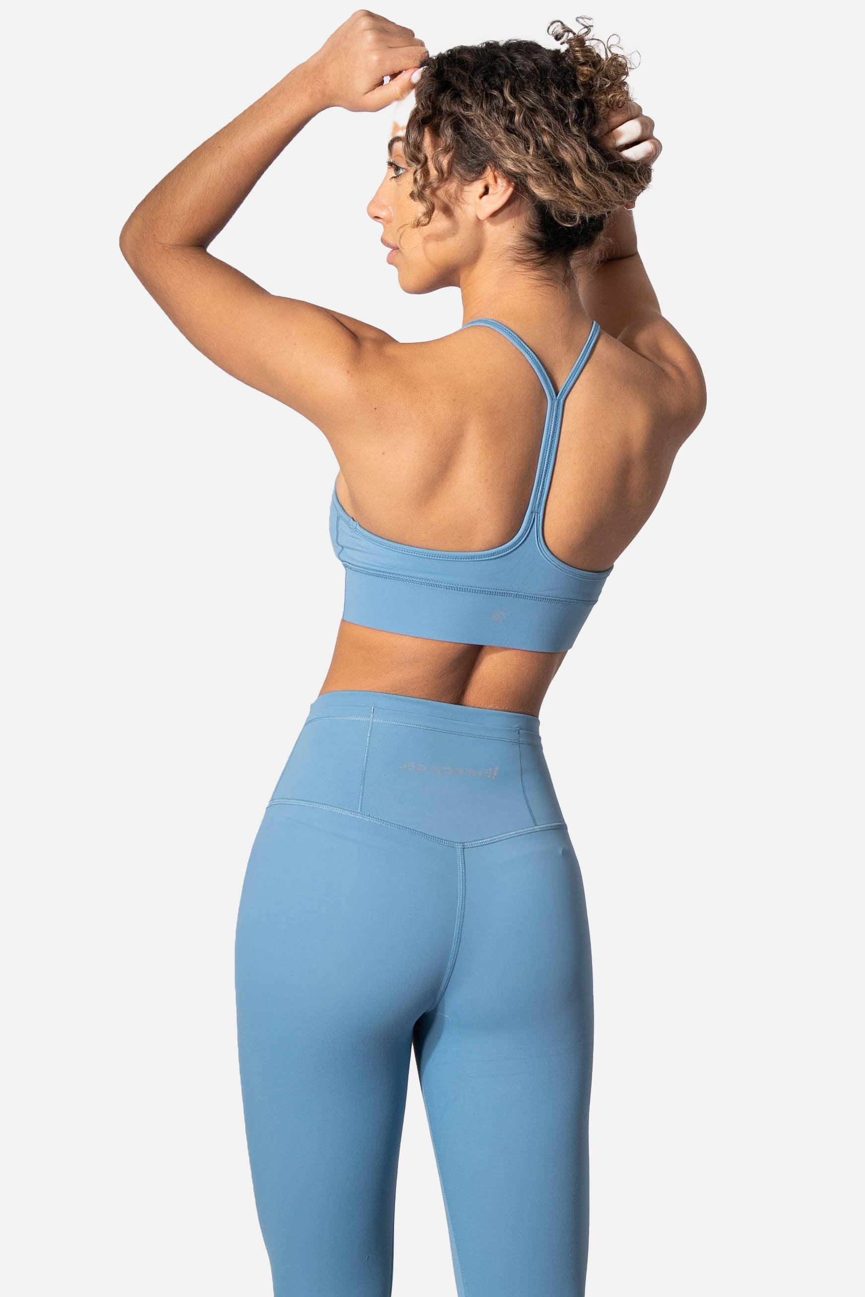 Cutouts Mesh Seamless Racerback Sports Bra From Babes & Barbells