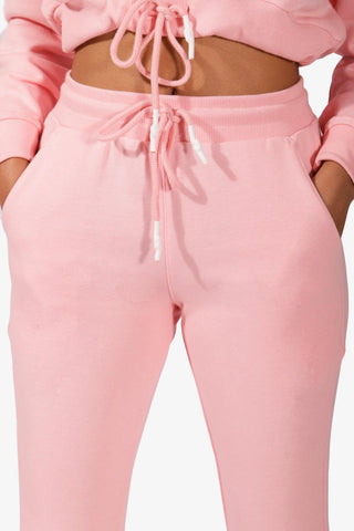Women's Stretchy Lounge Jogger Pants - Pink (6545840963651)