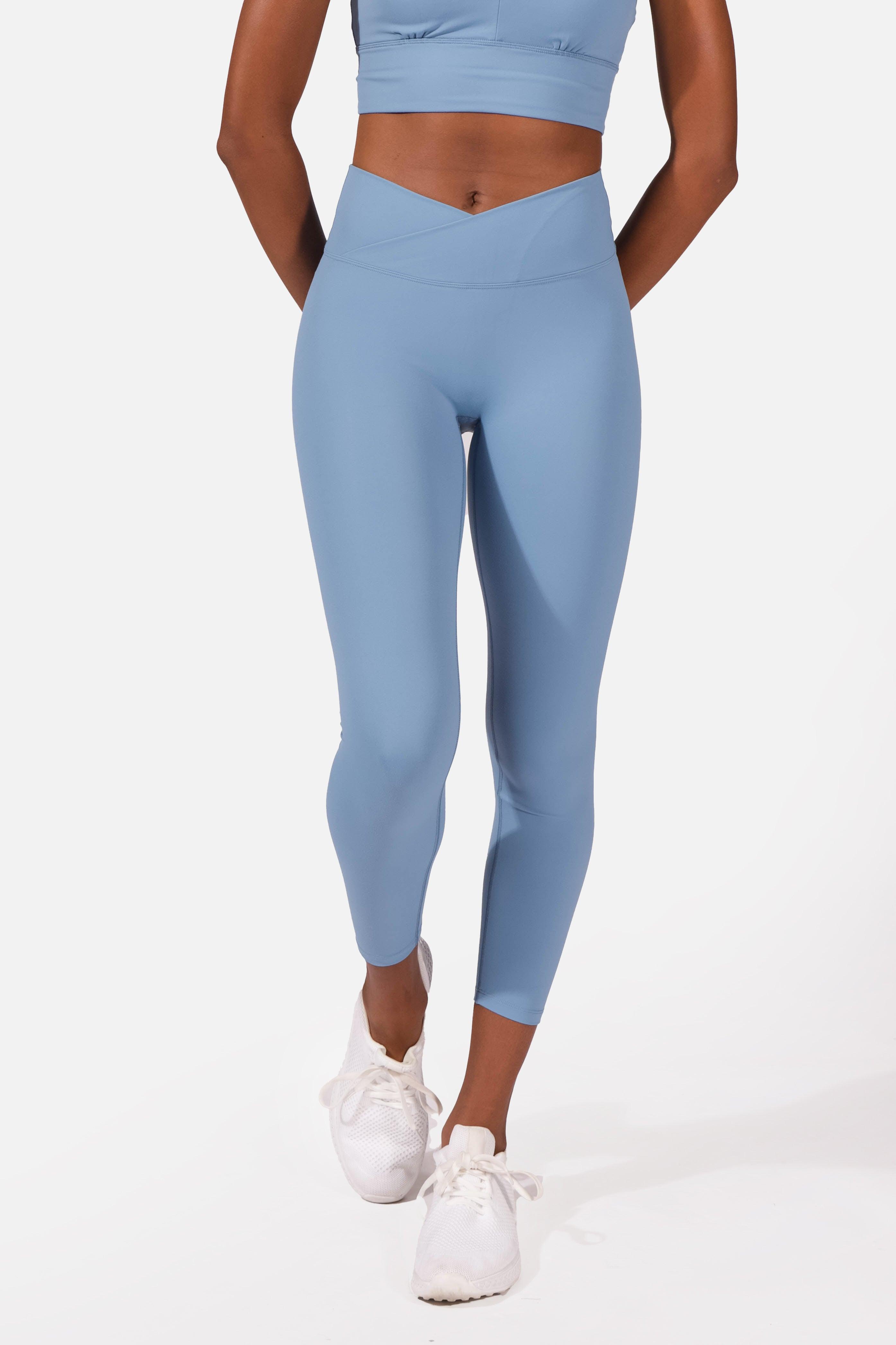 Cotton On Body Active Ultra Luxe Crossover 7 8 Tights in Blue