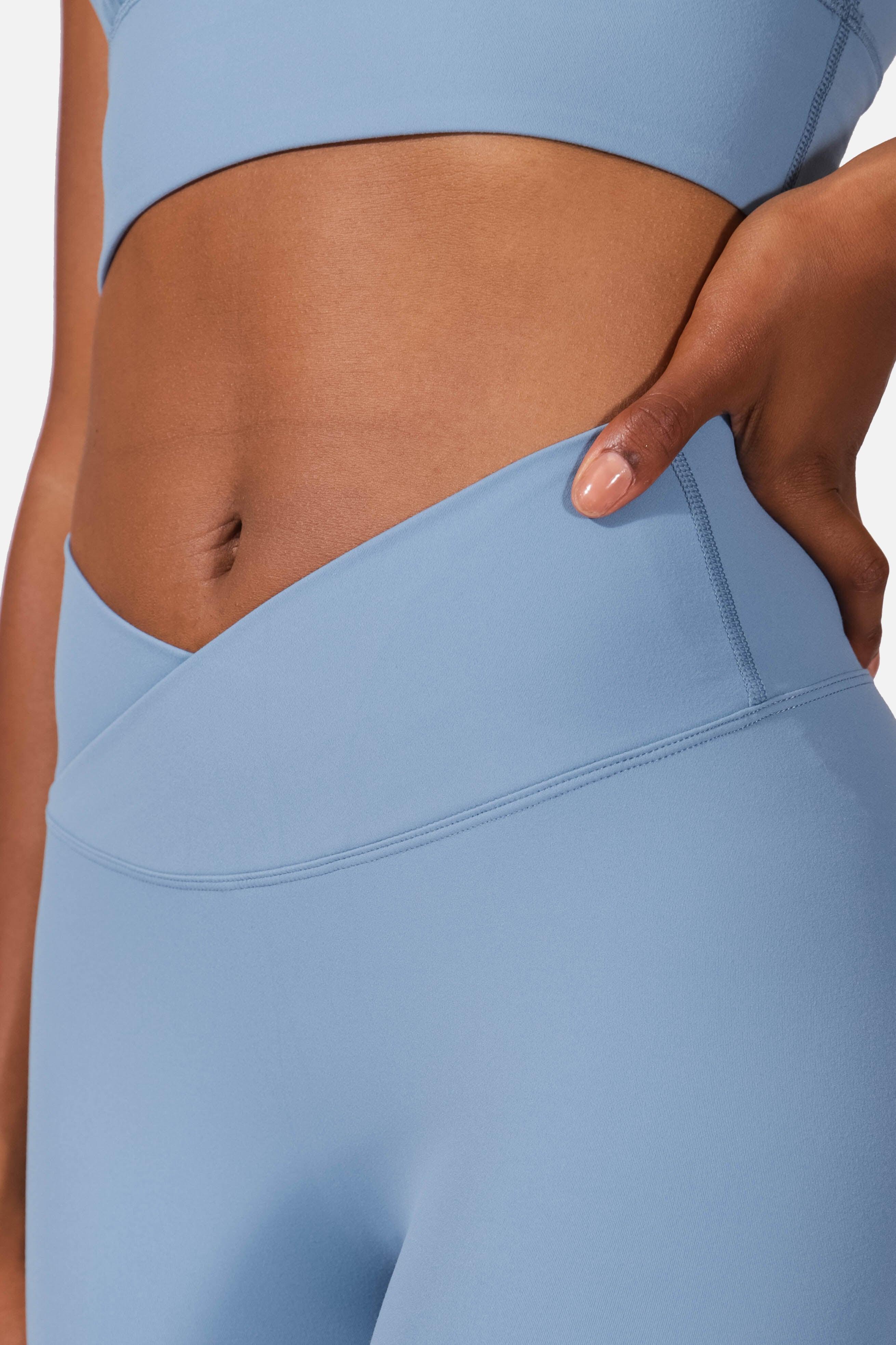 Trousers V Shape Waist Crossed Strap V Shape Waist Women Pants  Navel-exposed