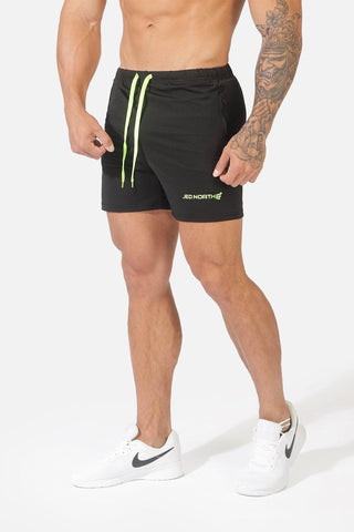Agile Bodybuilding 4'' Shorts w Zipper Pockets - Black - Jed North Canada