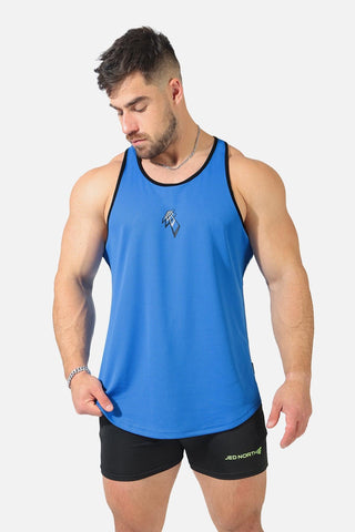 Utility Fast-Dry Workout Stringer - Blue & Black - Jed North Canada
