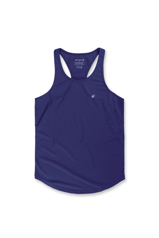 Dri-Fit Workout Bodybuilding Stringer  - Navy - Jed North Canada