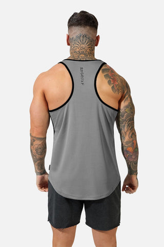 Utility Fast-Dry Workout Stringer - Silver & Black - Jed North Canada
