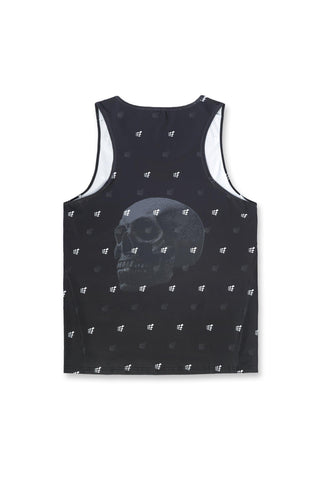 Graphic Muscle Tank Top -  Skull Logo - Jed North Canada