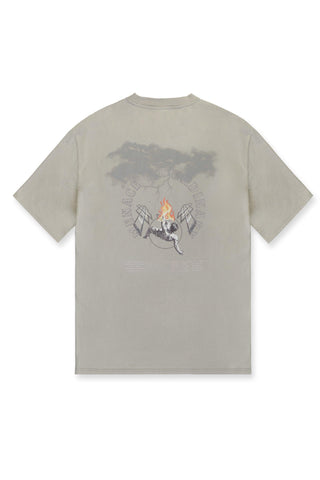 Vintage Logo Oversized T-Shirt - Fire Storm - Jed North Canada