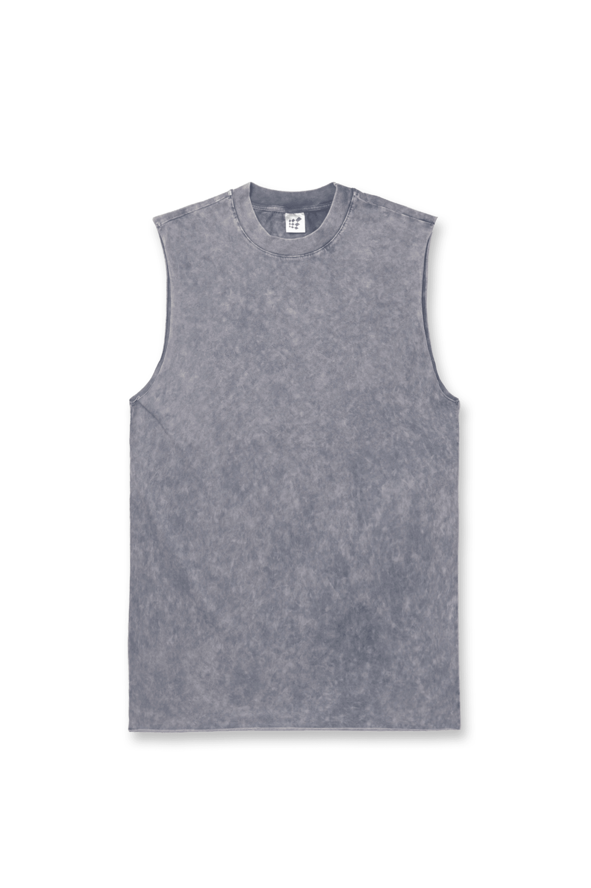 Raw Hem Vintage Washed Muscle Tee - Purple - Jed North Canada