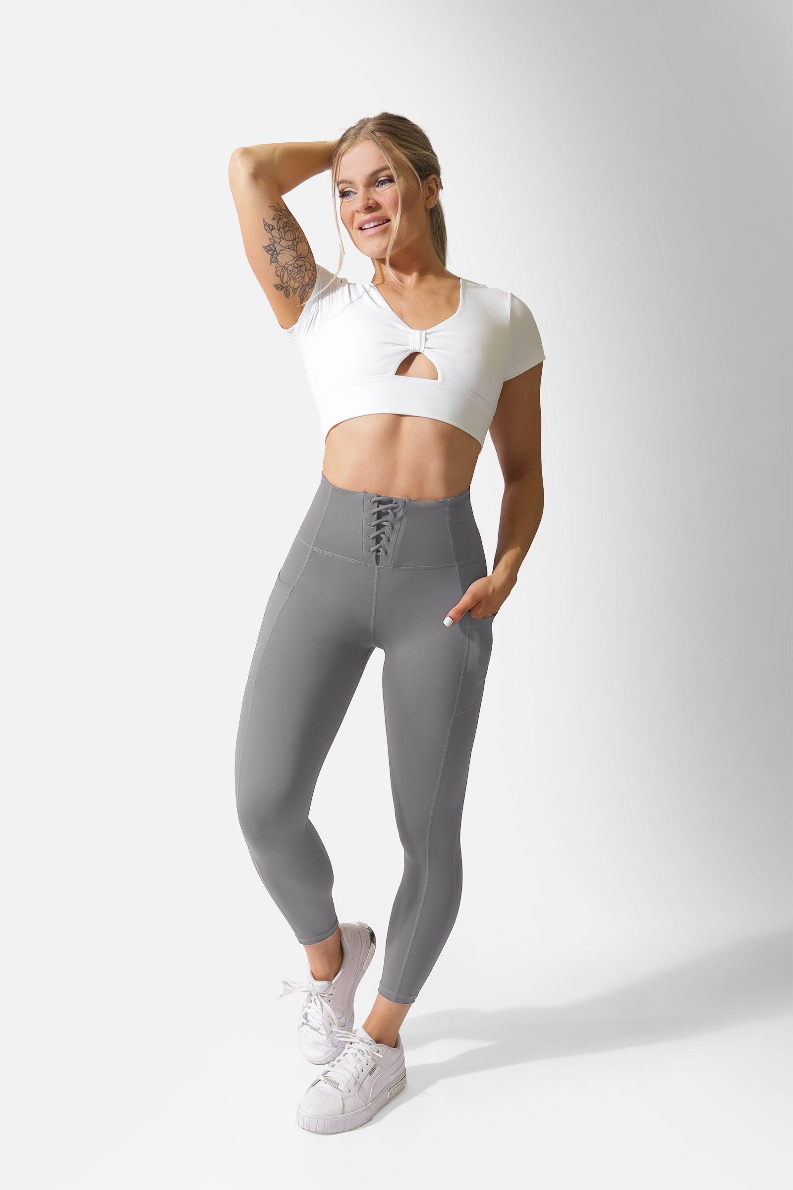 Lacey Pocket Leggings - Gray – Jed North Canada
