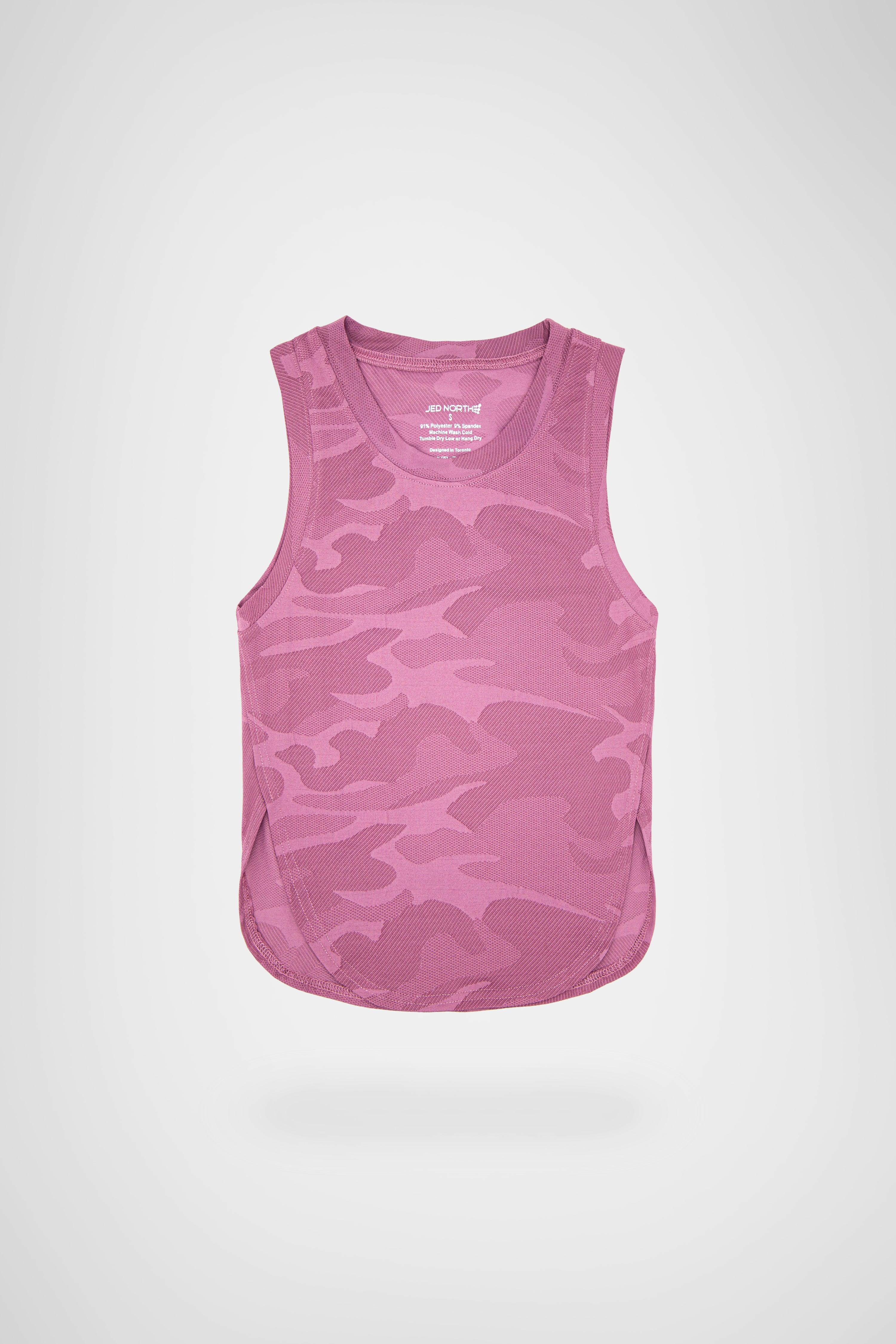 Breezy Mesh Tank Top - Pink Camo - Jed North Canada